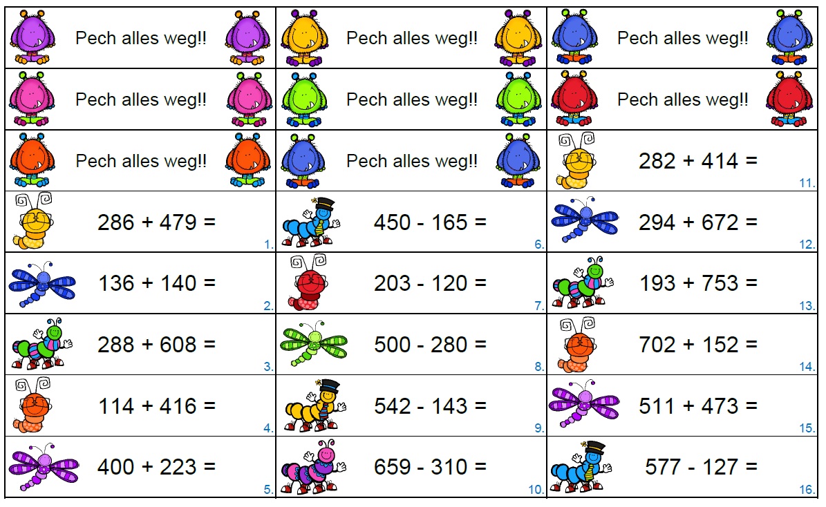 Fonkelnieuw Pech alles weg!! optellen en aftrekken tot 1000 over het tiental heen BP-79