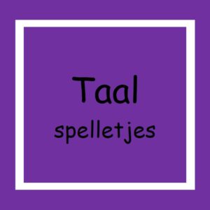 13. Taalspelletjes