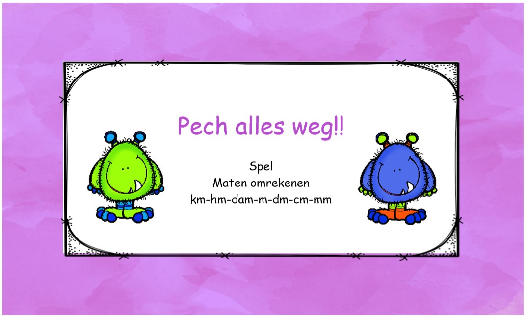 Pech alles maten – km-hm-dam-m-dm-cm-mm – Rekenvaardig