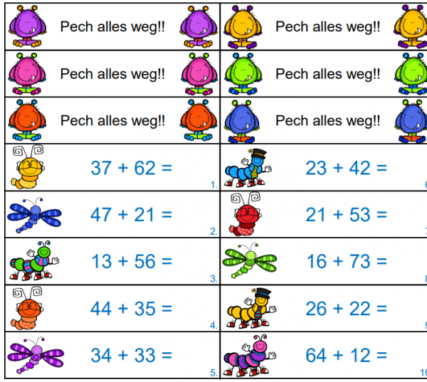 Pech alles weg!! plus en min tot 100, TE +/- TE zonder overschrijding - Afbeelding 3