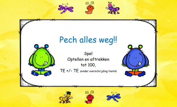 Pech alles weg!! plus en min tot 100, TE +/- TE zonder overschrijding